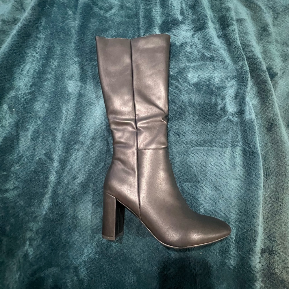 Fashion Nova Black Heeled Boots